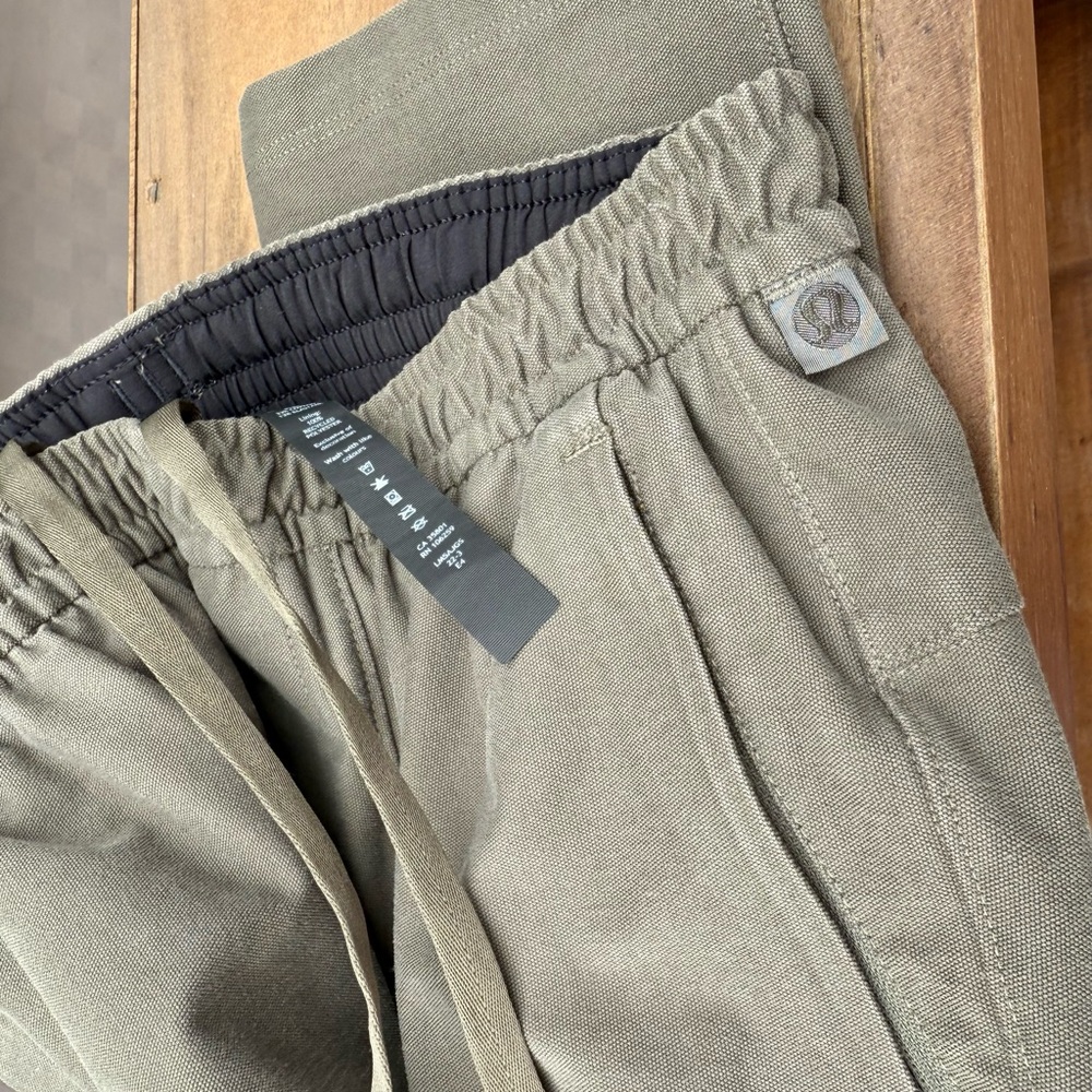 Lululemon Heavy Cotton Fabric Drawstring Pants S